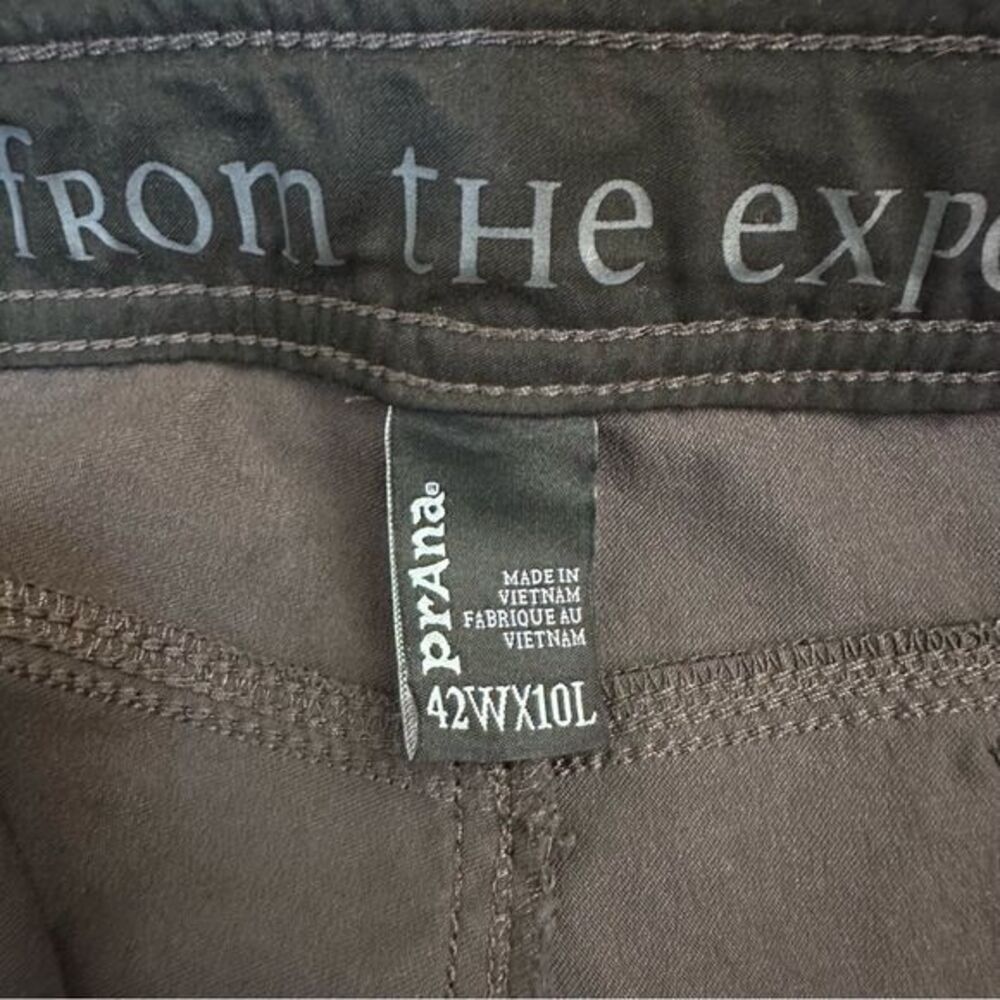 Prana Zion Short Mens Size 42 Gray Belted Outdoor Hiking inseam 10” - Picture 9 of 9